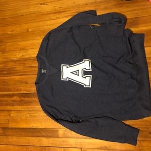 ALISHA MARIE oversized navy blue hoodie